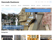 Tablet Screenshot of historische-bauelemente.com